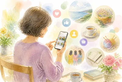 50代女性がSNSを始めるならどれがいい？おすすめの選び方と無理なく楽しむ始め方は？