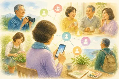 50代が趣味を通じて仲間を作るためのSNSおすすめとは？