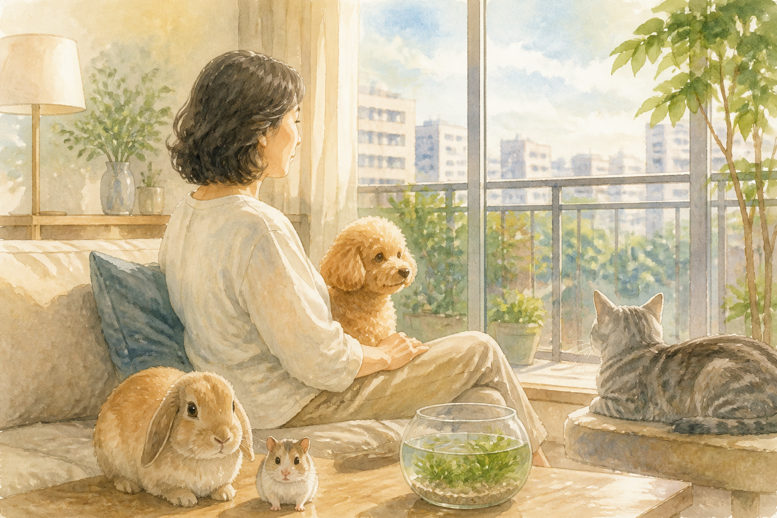 50代のマンション暮らしに最適なペットとは?室内飼いにおすすめの動物を徹底解説!
