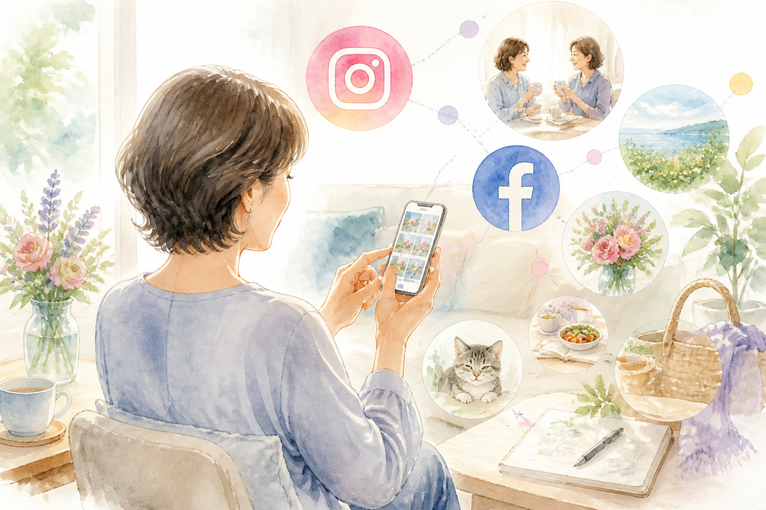 なぜ50代にInstagramやFacebookが適しているのか