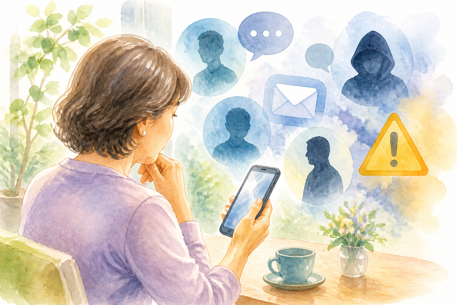 知らない人からのDMには注意が必要です