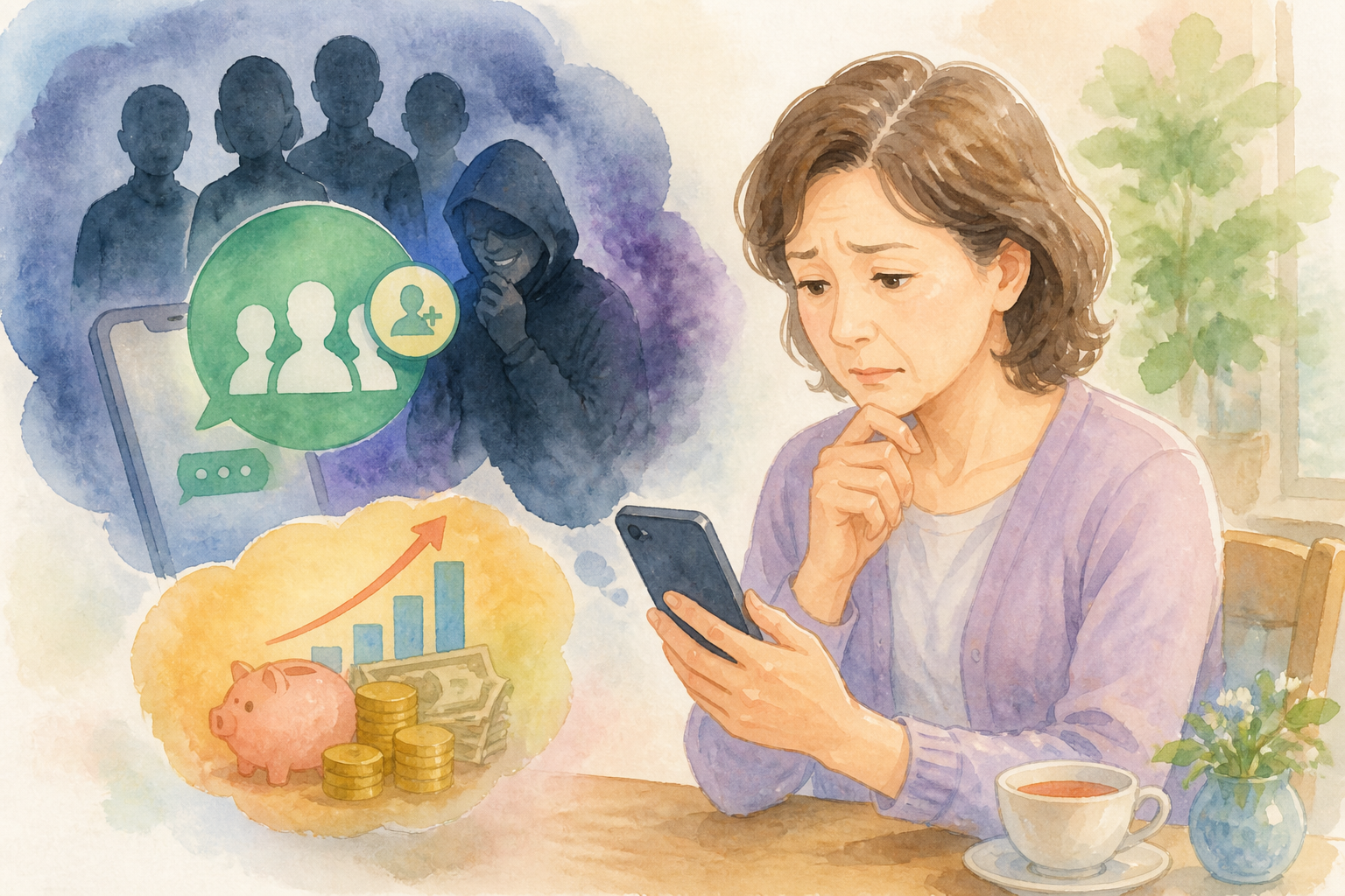 知らないグループに追加される原因とその対策