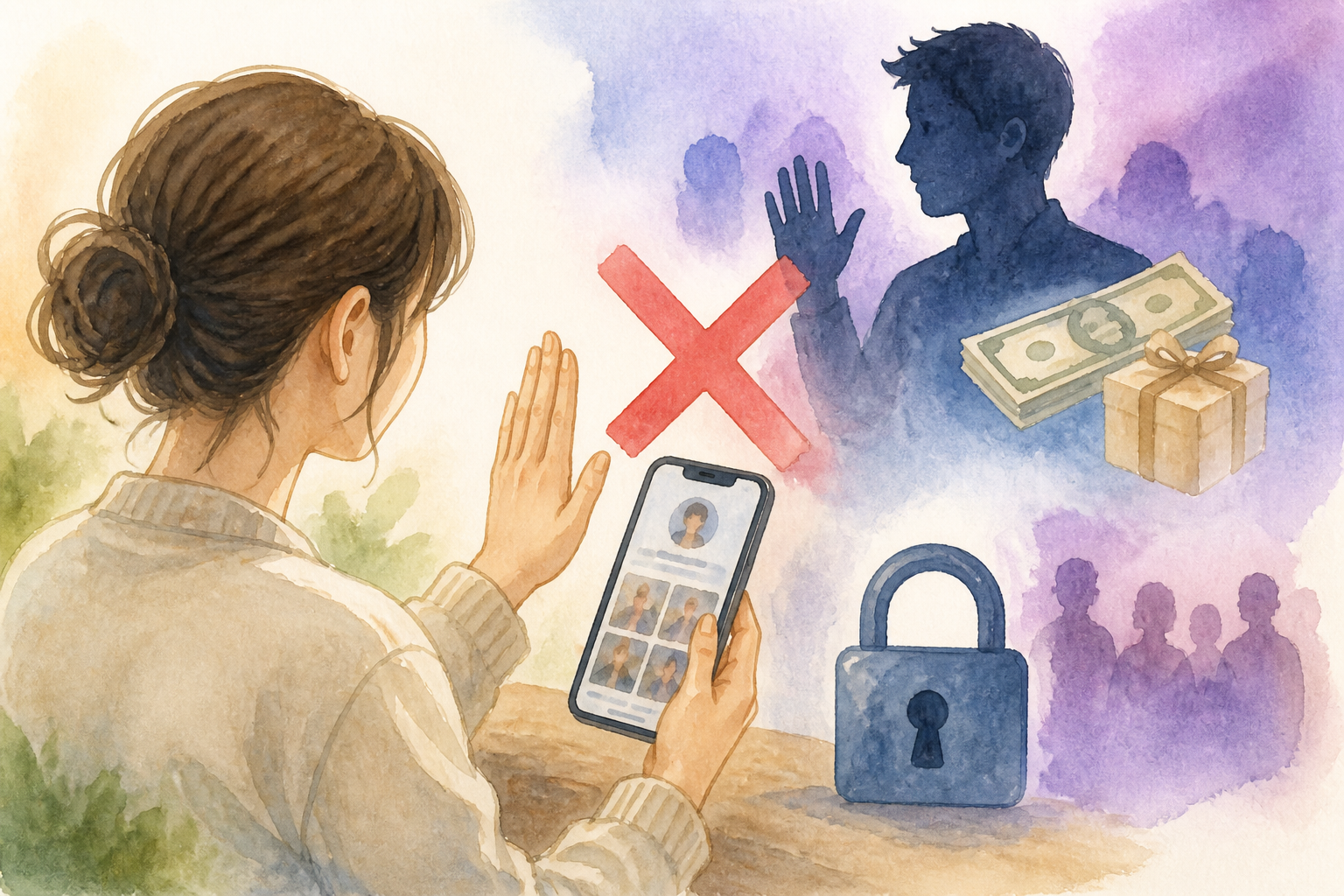 見知らぬ外国人からのDMには返信しない