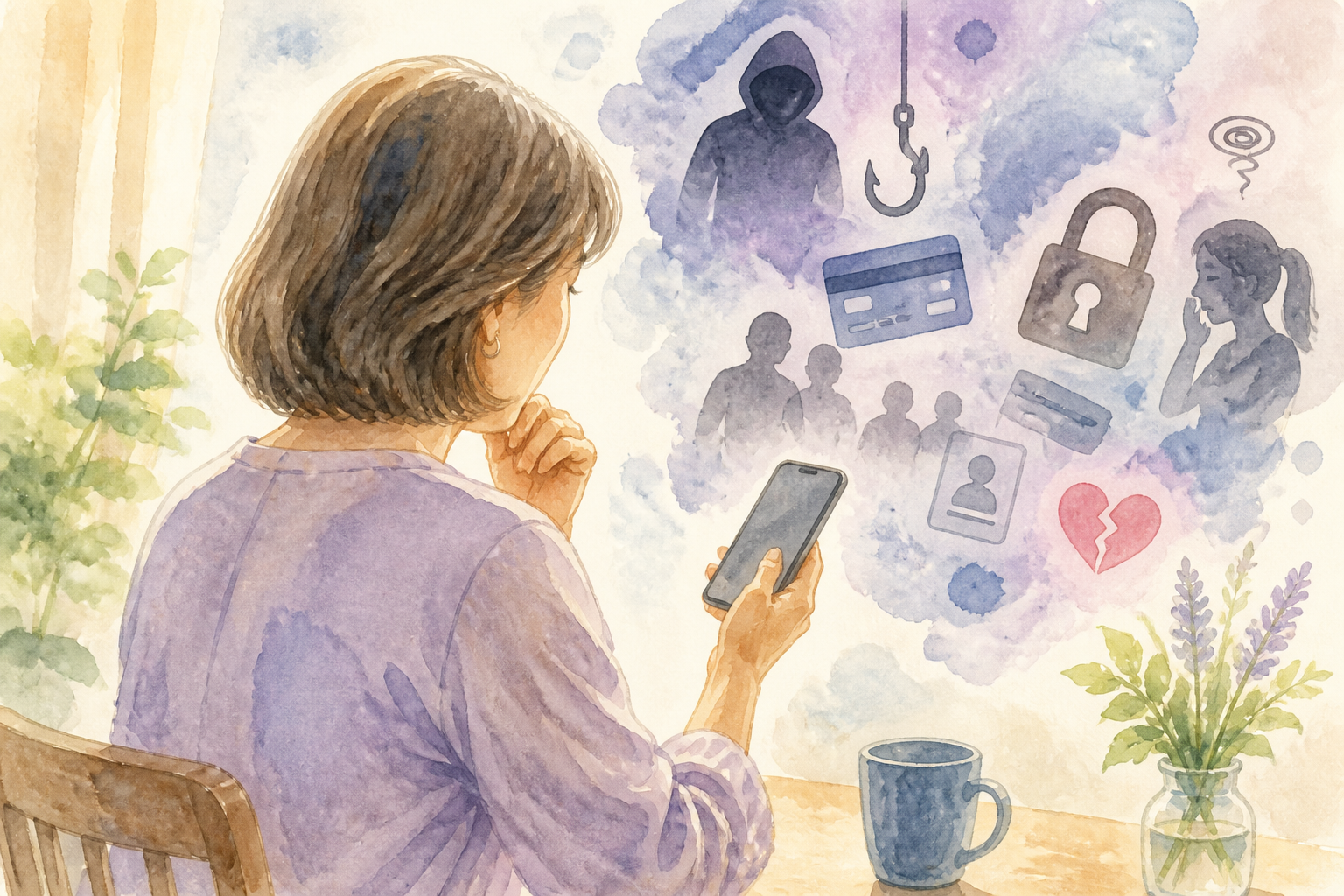 50代女性にとってSNSは危険かもしれない